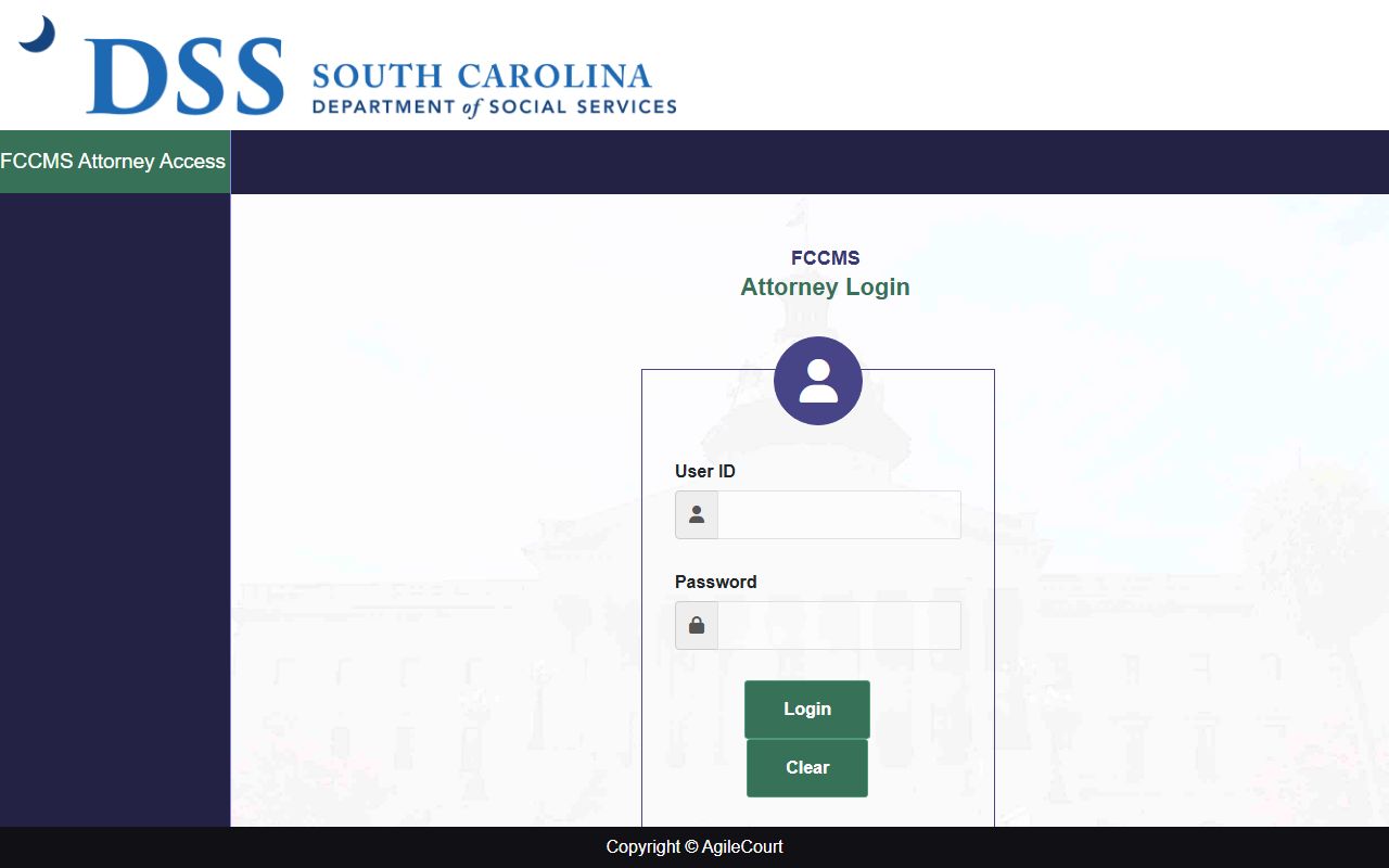 Lexington County court records Family Court attorney portal login