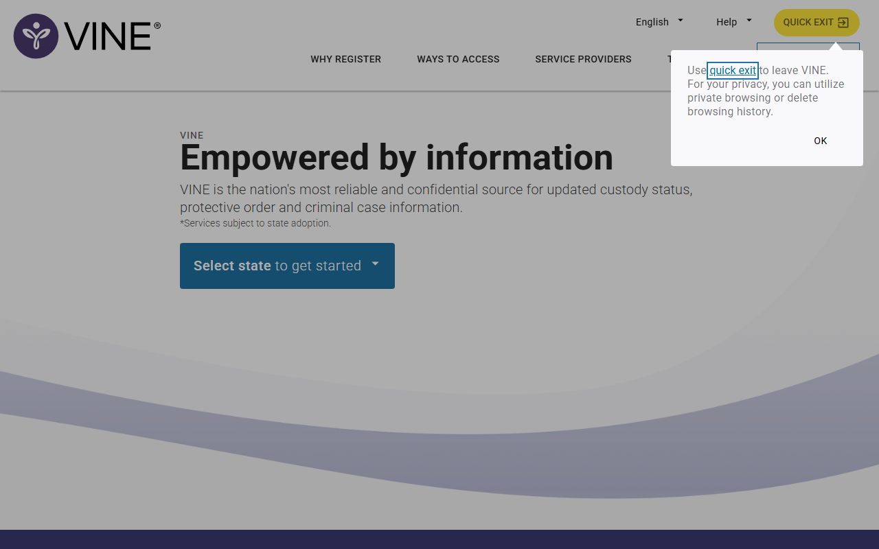 Lexington County inmate records VINELink notification service