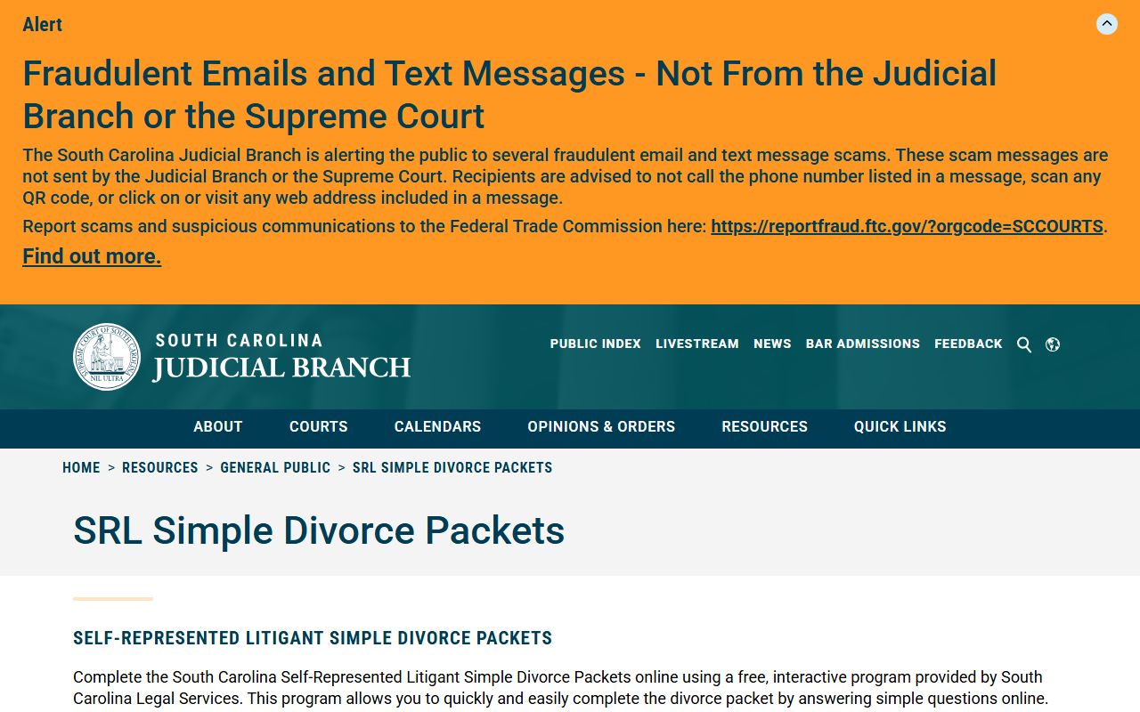 Lexington County divorce records South Carolina simple divorce packets